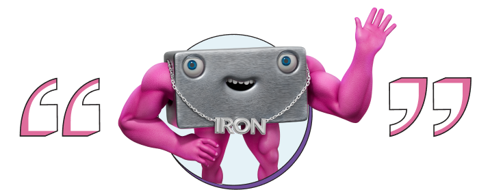 Iron Replenishment Mascot