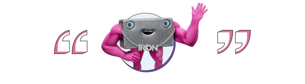 Iron Replenishment Mascot