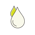 Blood droplets icon